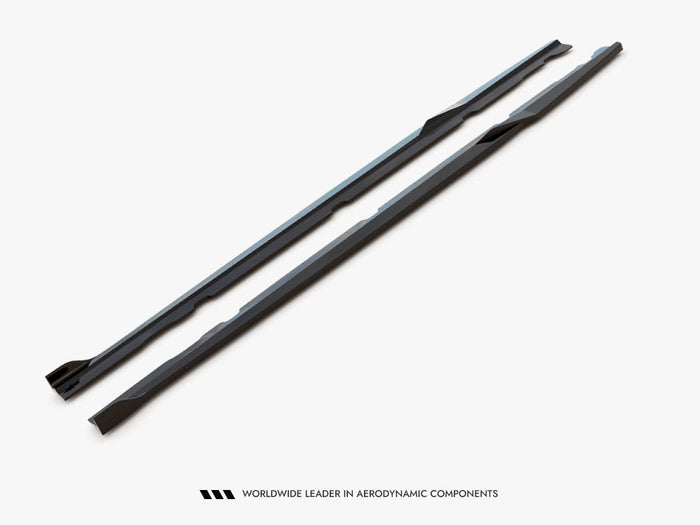 Maxton Design - SIDE SKIRTS DIFFUSERS V.2 MERCEDES-AMG C 63AMG COUPE C205 FACELIFT