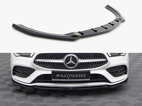 Maxton Design - FRONT SPLITTER V.1 MERCEDES-BENZ CLA AMG-LINE C118 (2019-)