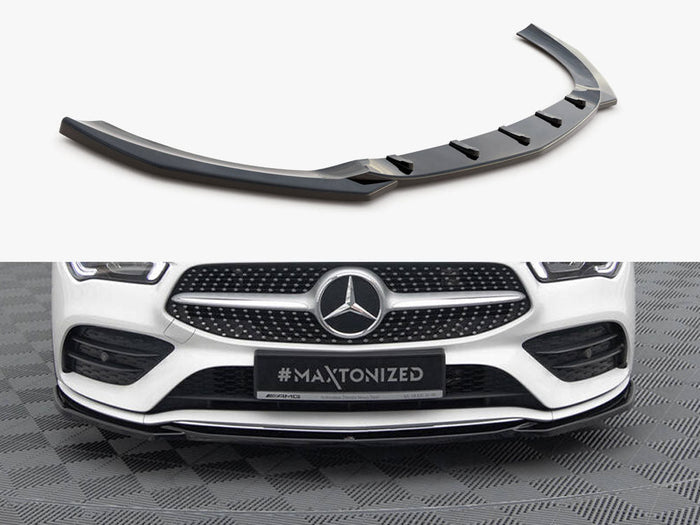 Maxton Design - FRONT SPLITTER V.1 MERCEDES-BENZ CLA AMG-LINE C118 (2019-)