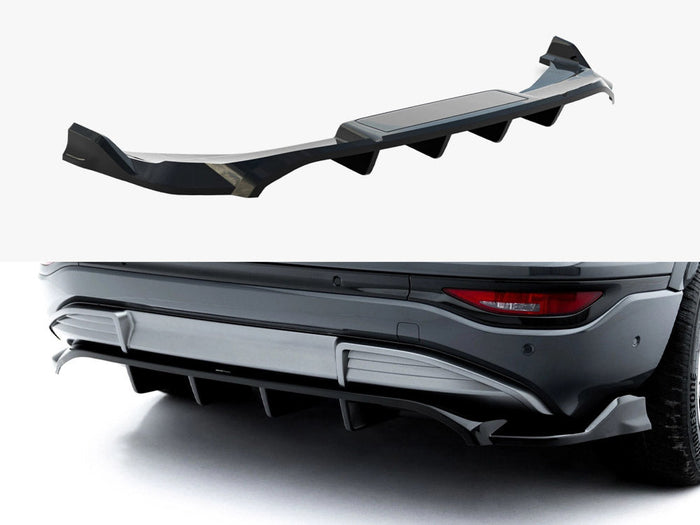 Maxton Design - Rear Splitter (Vertical Bars) Audi Q6 e-tron S-Line / SQ6 e-tron SUV / Sportback Mk1