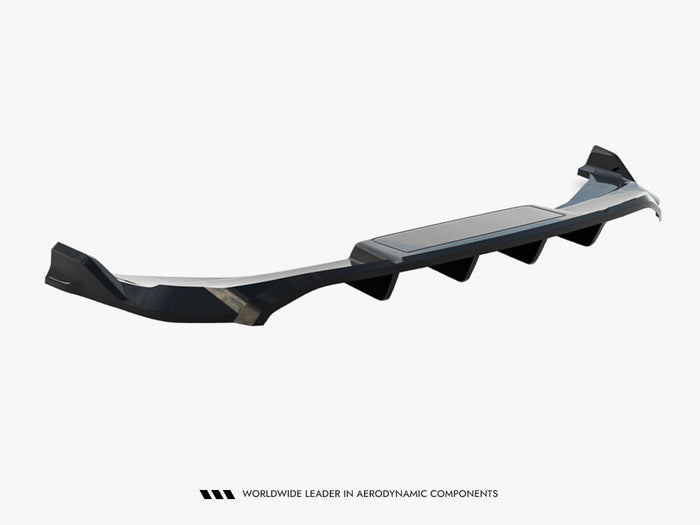 Maxton Design - Rear Splitter (Vertical Bars) Audi Q6 e-tron S-Line / SQ6 e-tron SUV / Sportback Mk1