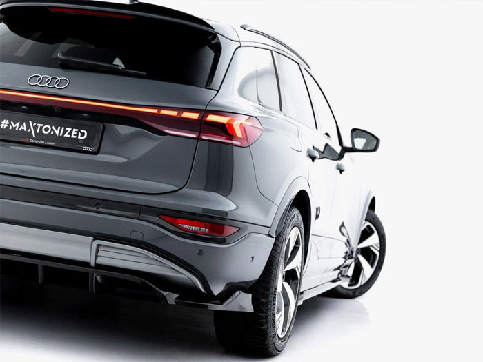 Maxton Design - Rear Splitter (Vertical Bars) Audi Q6 e-tron S-Line / SQ6 e-tron SUV / Sportback Mk1
