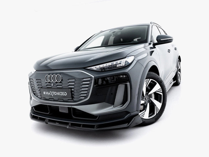 Maxton Design - Front Splitter Audi Q6 e-tron Standard / S-Line / SQ6 e-tron SUV / Sportback Mk1