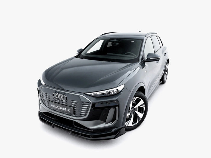 Maxton Design - Front Splitter Audi Q6 e-tron Standard / S-Line / SQ6 e-tron SUV / Sportback Mk1