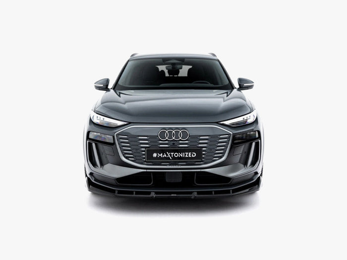 Maxton Design - Front Splitter Audi Q6 e-tron Standard / S-Line / SQ6 e-tron SUV / Sportback Mk1