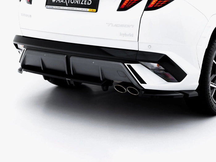 Maxton Design - Rear Splitter (Vertical Bars) Hyundai Tucson N-Line Mk4 Facelift