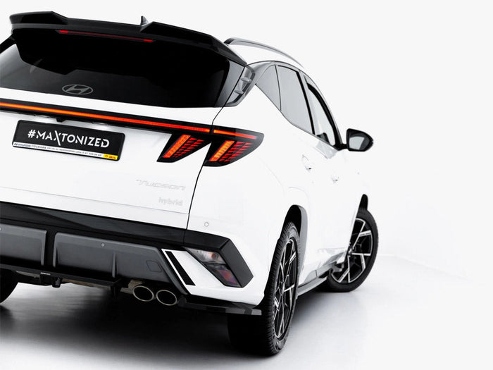 Maxton Design - Rear Splitter (Vertical Bars) Hyundai Tucson N-Line Mk4 Facelift