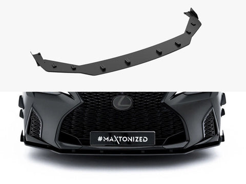 Maxton Design - Street PRO Front Splitter + Flaps Lexus IS 500 Mk3 Facelift 2 (XE30)