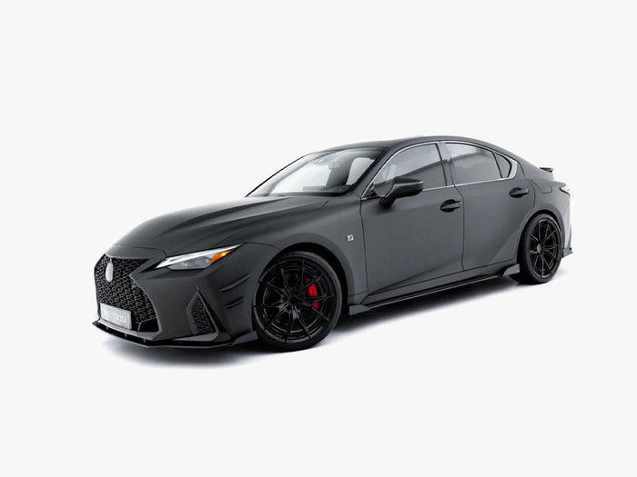 Maxton Design - Street PRO Side Skirt Diffusers + Flaps Lexus IS 500 Mk3 Facelift 2 (XE30)