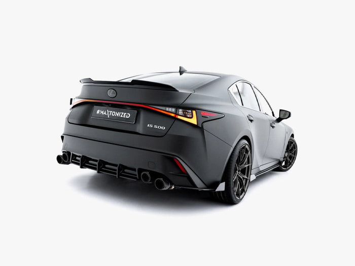Maxton Design - Street PRO Rear Side Splitters + Flaps Lexus IS 500 Mk3 Facelift 2 (XE30)