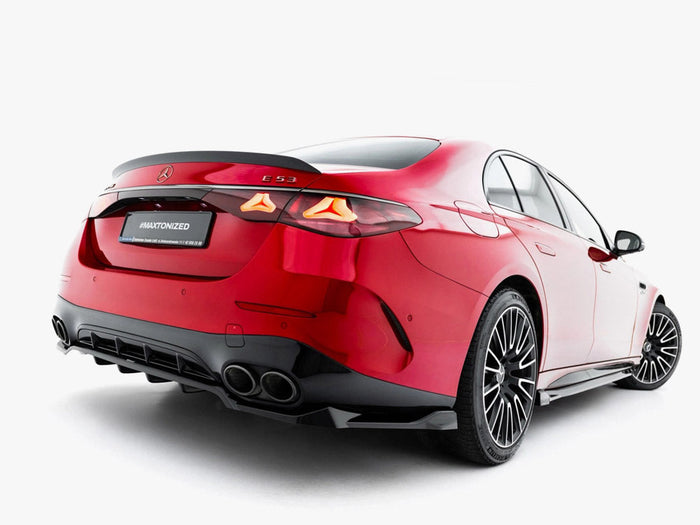Maxton Design - Rear Splitter (Vertical Bars) Mercedes-AMG E53 Sedan / Estate W214