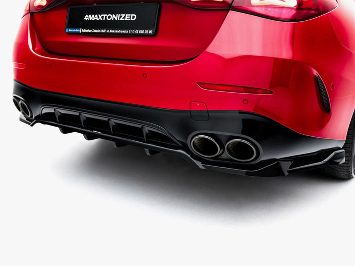 Maxton Design - Rear Splitter (Vertical Bars) Mercedes-AMG E53 Sedan / Estate W214