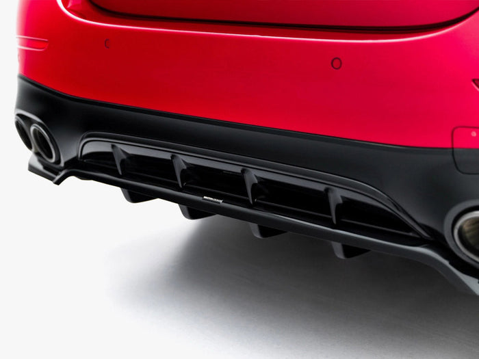 Maxton Design - Rear Splitter (Vertical Bars) Mercedes-AMG E53 Sedan / Estate W214