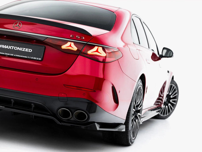 Maxton Design - Rear Splitter (Vertical Bars) Mercedes-AMG E53 Sedan / Estate W214