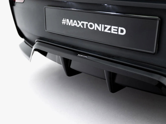 Maxton Design - Rear Splitter (Vertical Bars) Tesla Model Y Premium Mk1 Facelift