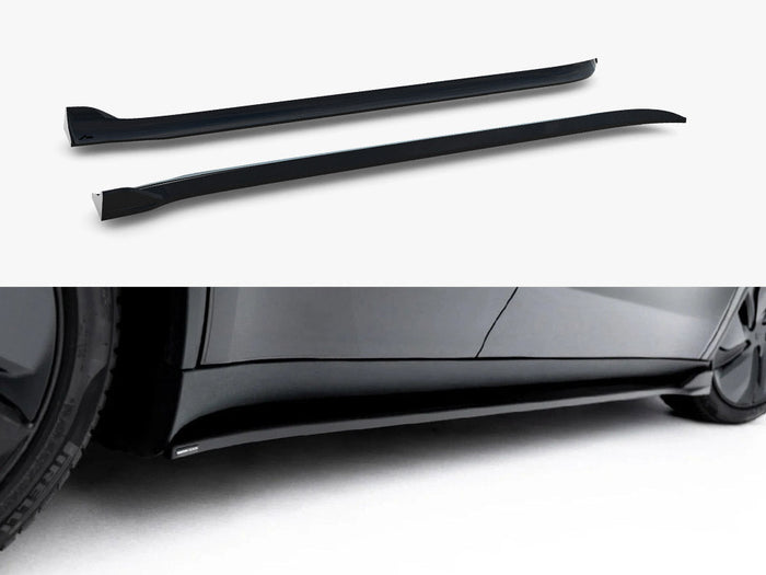 Maxton Design - Side Skirt Diffusers Tesla Model Y Premium Mk1 Facelift
