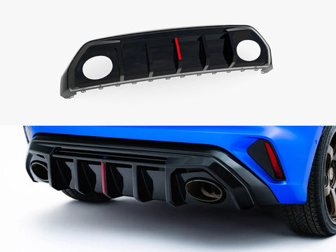 Maxton Design - Rear Valance Audi RS3 8Y Sportback 8Y Facelift (Version with original reflector)