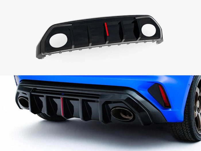 Maxton Design - Rear Valance Audi RS3 8Y Sportback 8Y Facelift (Version with original reflector)