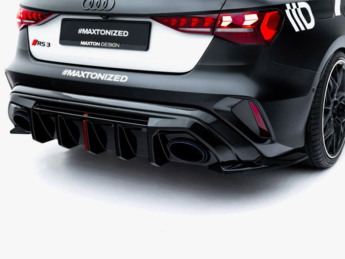 Maxton Design - Rear Side Splitters V.1 Audi RS3 Sedan 8Y Facelift