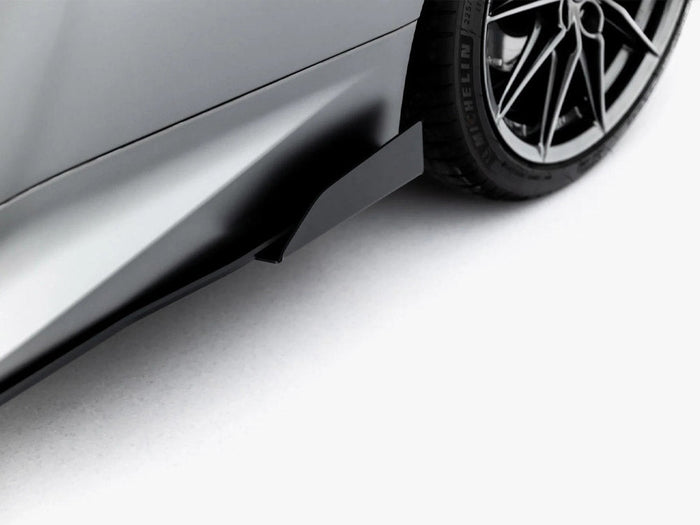 Maxton Design - Street PRO Side Skirt Diffusers + Flaps Toyota GR Yaris Mk4 Facelift