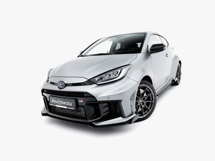 Maxton Design - Street PRO Front Splitter + Flaps Toyota GR Yaris Mk4 Facelift