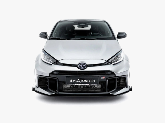Maxton Design - Street PRO Front Splitter + Flaps Toyota GR Yaris Mk4 Facelift