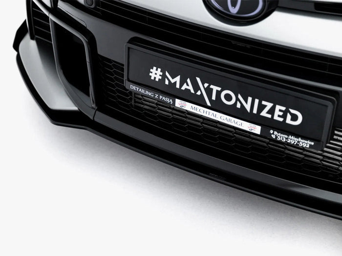 Maxton Design - Street PRO Front Splitter + Flaps Toyota GR Yaris Mk4 Facelift