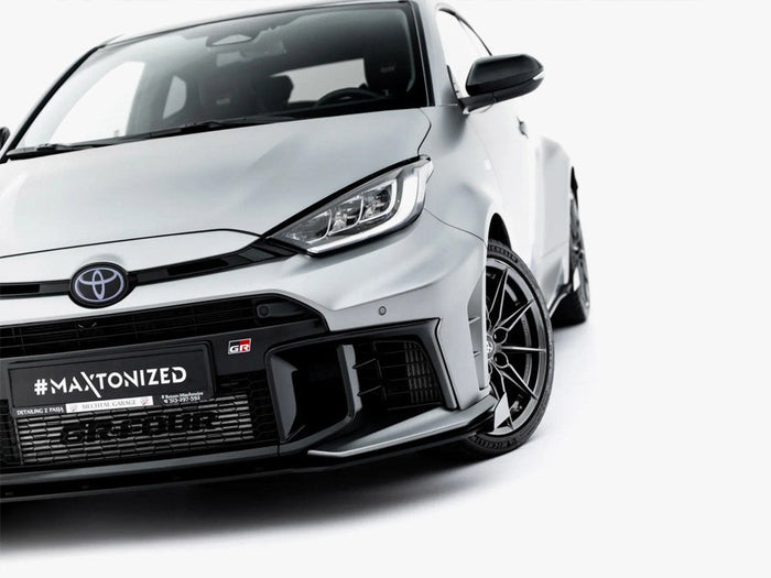 Maxton Design - Street PRO Front Splitter + Flaps Toyota GR Yaris Mk4 Facelift