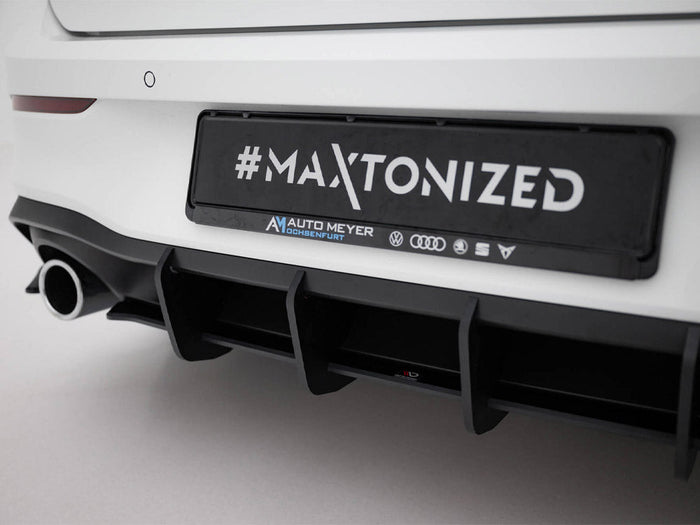Maxton Design - Street PRO Rear Diffuser V.1 VW Golf 8 GTI