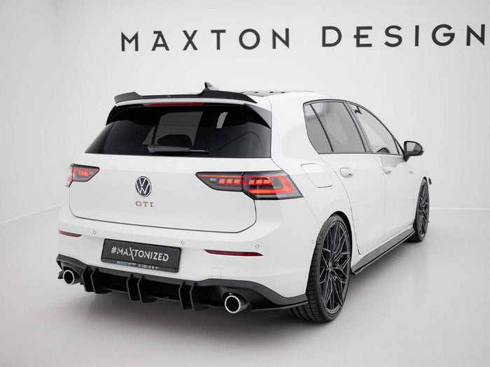 Maxton Design - Street PRO Rear Diffuser V.2 VW Golf 8 GTI