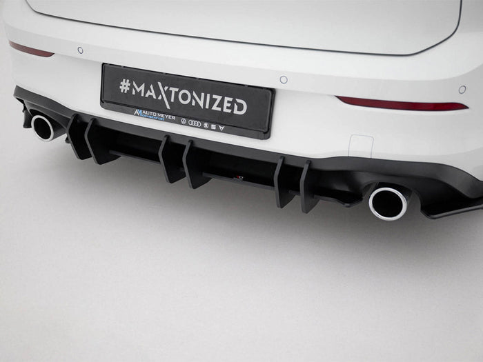 Maxton Design - Street PRO Rear Diffuser V.2 VW Golf 8 GTI