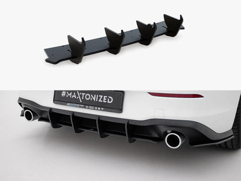 Maxton Design - Street PRO Rear Diffuser V.1 VW Golf 8 GTI