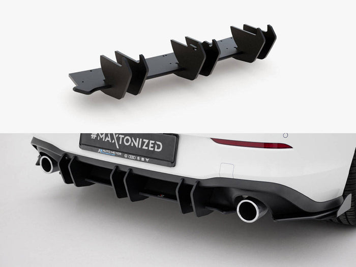 Maxton Design - Street PRO Rear Diffuser V.2 VW Golf 8 GTI