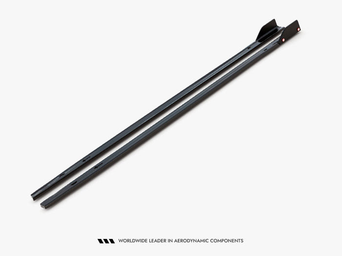 Maxton Design - SIDE SKIRTS DIFFUSERS V.2 + FLAPS VOLKSWAGEN GOLF GTI / GTE / GTI CLUBSPORT / R-LINE MK8