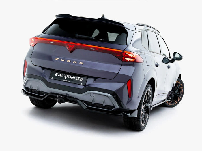 Maxton Design - Rear Splitter (Vertical Bars) V.3 Cupra Terramar Mk1 (Version with towbar)