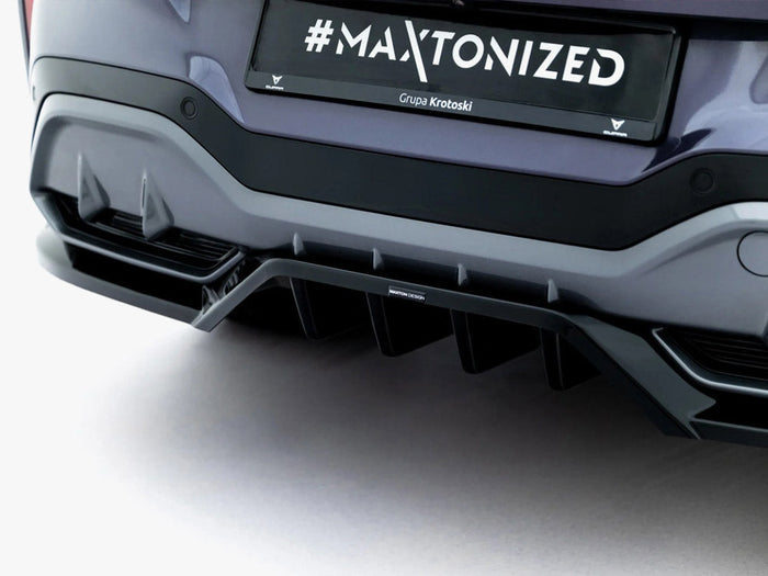 Maxton Design - Rear Splitter (Vertical Bars) V.4 Cupra Terramar Mk1 (Version with towbar)
