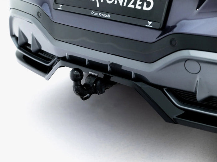 Maxton Design - Rear Splitter (Vertical Bars) V.4 Cupra Terramar Mk1 (Version with towbar)
