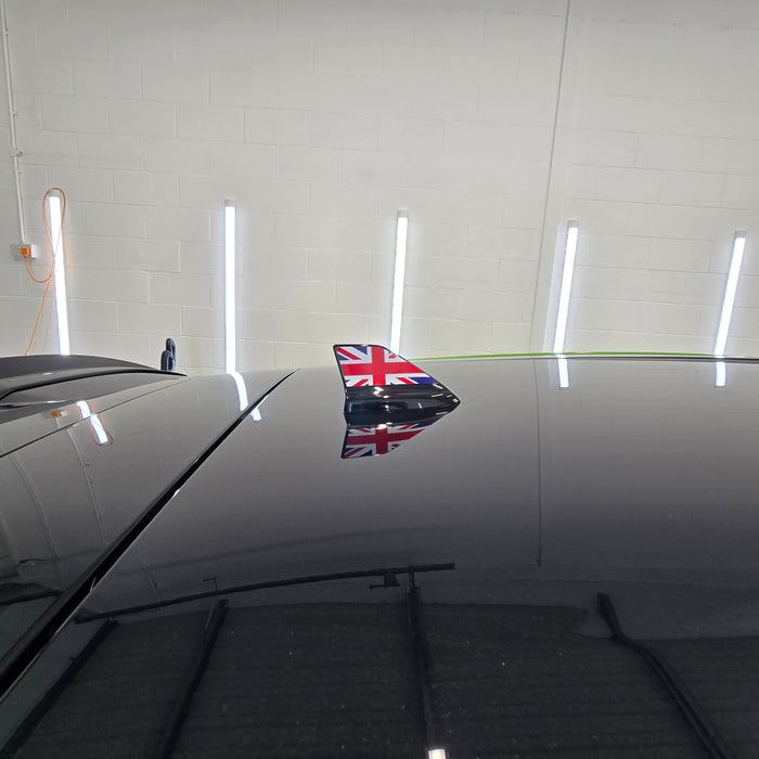 Shark Fin Aerial Flag Decal Sticker - Set of 2