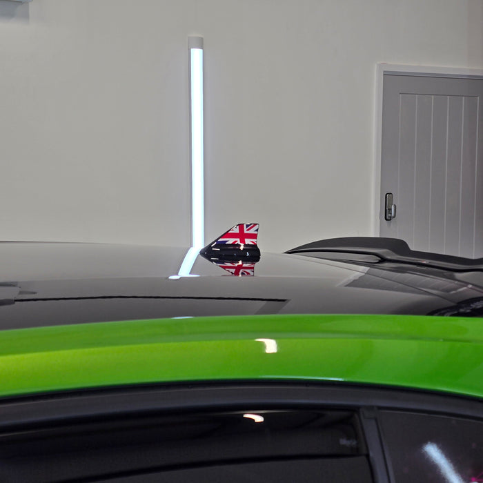 Shark Fin Aerial Flag Decal Sticker - Set of 2
