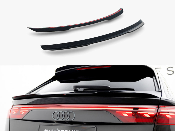 Maxton Design - Lower Spoiler CAP Audi Q8 S-Line / SQ8 Mk1 Facelift