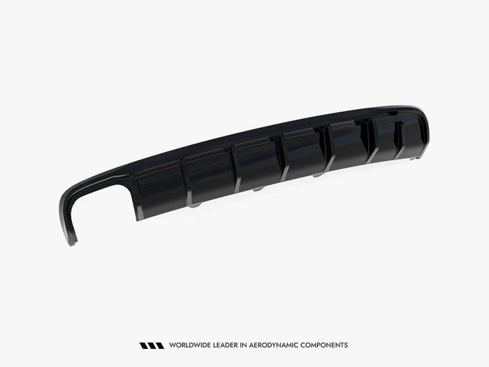 Maxton Design - Rear Valance Audi A4 B8 Facelift (Single side dual exhaust version)