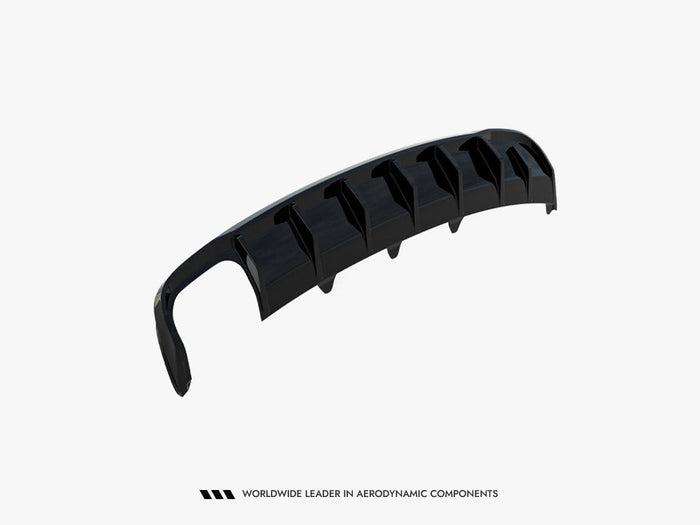 Maxton Design - Rear Valance Audi A4 B8 Facelift (Single side dual exhaust version)