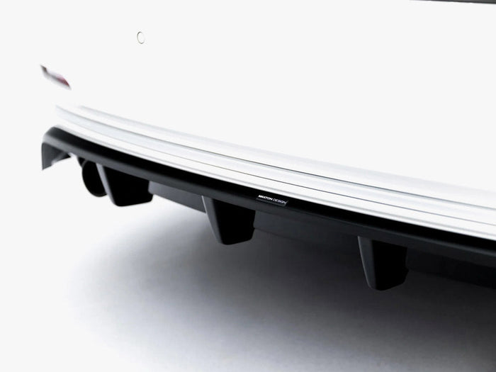 Maxton Design - Rear Splitter (Vertical Bars) BMW 3 Sportline Sedan / Touring F30 / F31