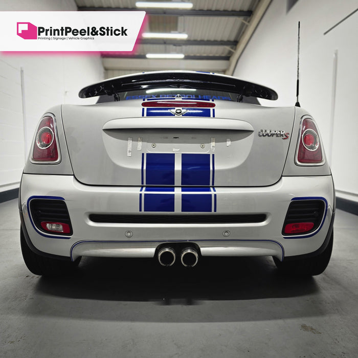 Mini R59 "Up and Over" Stripes