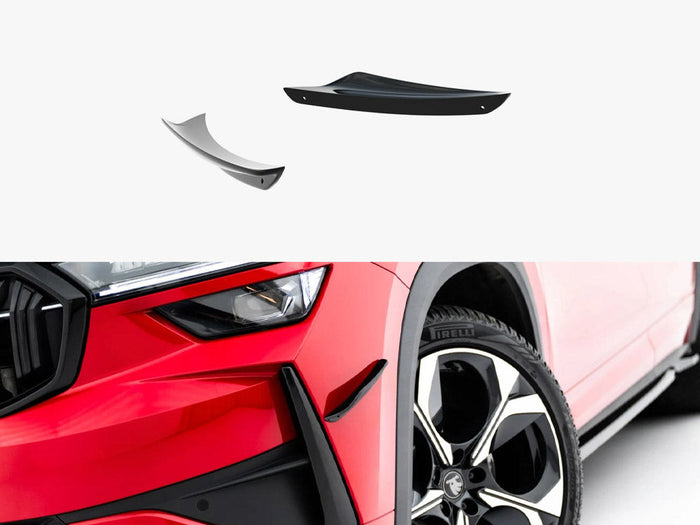 Maxton Design - Front Bumper Wings (Canards) Skoda Kodiaq RS Mk2