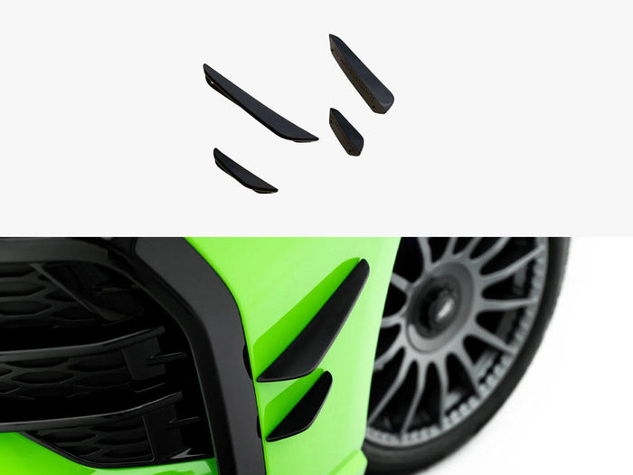 Maxton Design - Front Bumper Wings (Canards) Ford Transit Custom MS-RT Mk2
