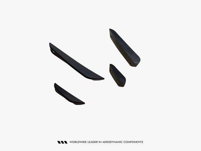 Maxton Design - Front Bumper Wings (Canards) Ford Transit Custom MS-RT Mk2