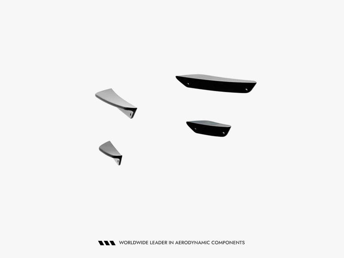 Maxton Design - Front Bumper Wings (Canards) Ford Transit Custom MS-RT Mk2