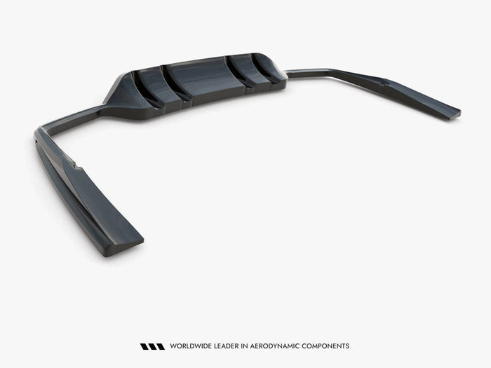 Maxton Design - Rear Splitter (Vertical Bars) compatible with Mercedes-AMG C43 Coupe / Cabrio C205 Facelift / A205 Facelift