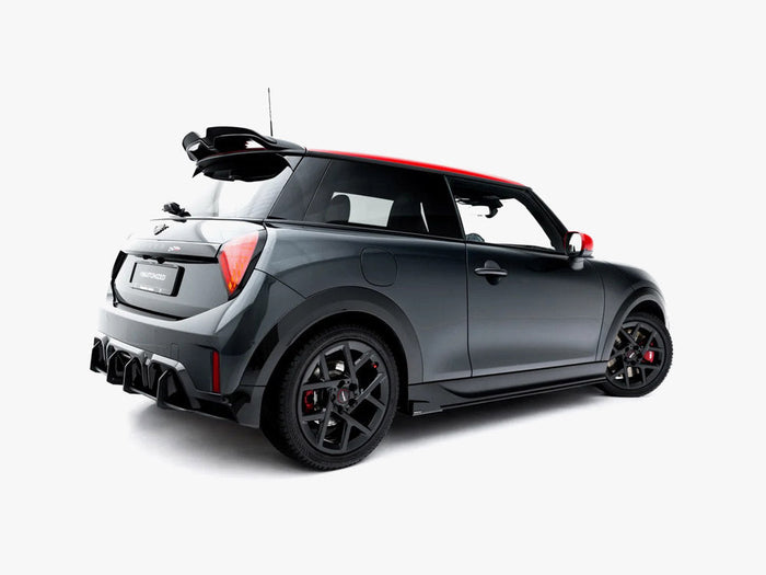 Maxton Design - Street PRO Side Skirts Diffusers + Flaps compatible with MINI Cooper John Cooper Works F66